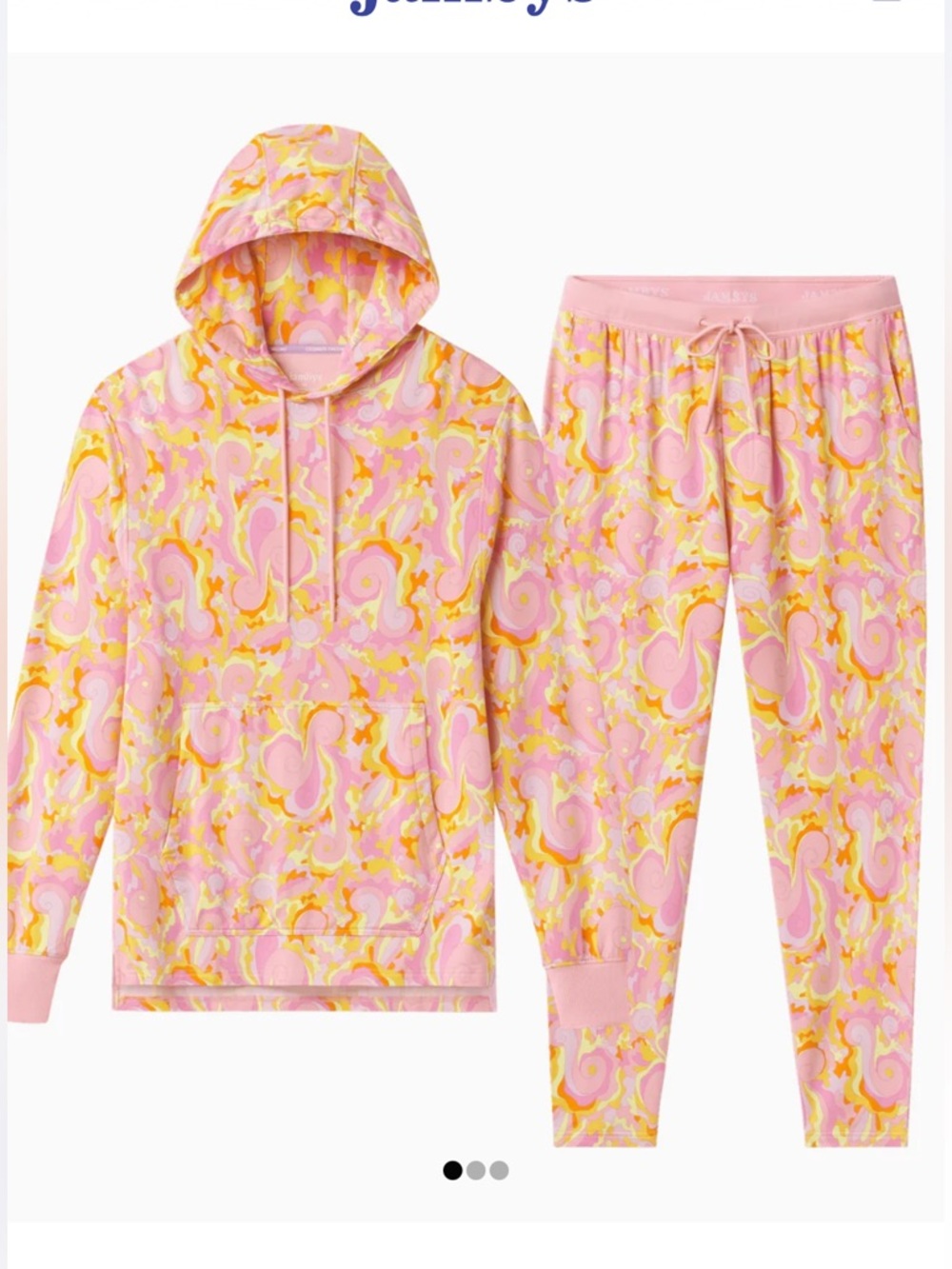 New Jambys Groovy Swirl Cozy Bundle Pullover‎ Hoodie & Sweatpants
